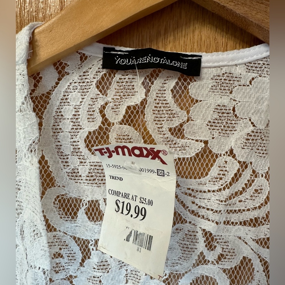Open lace cardigan Size small - Picture 2 of 7